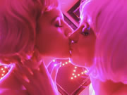 ASMR lésbicas beijar de língua