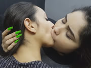 Beijos profundos lésbica